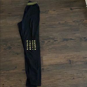 Gold and black leggings